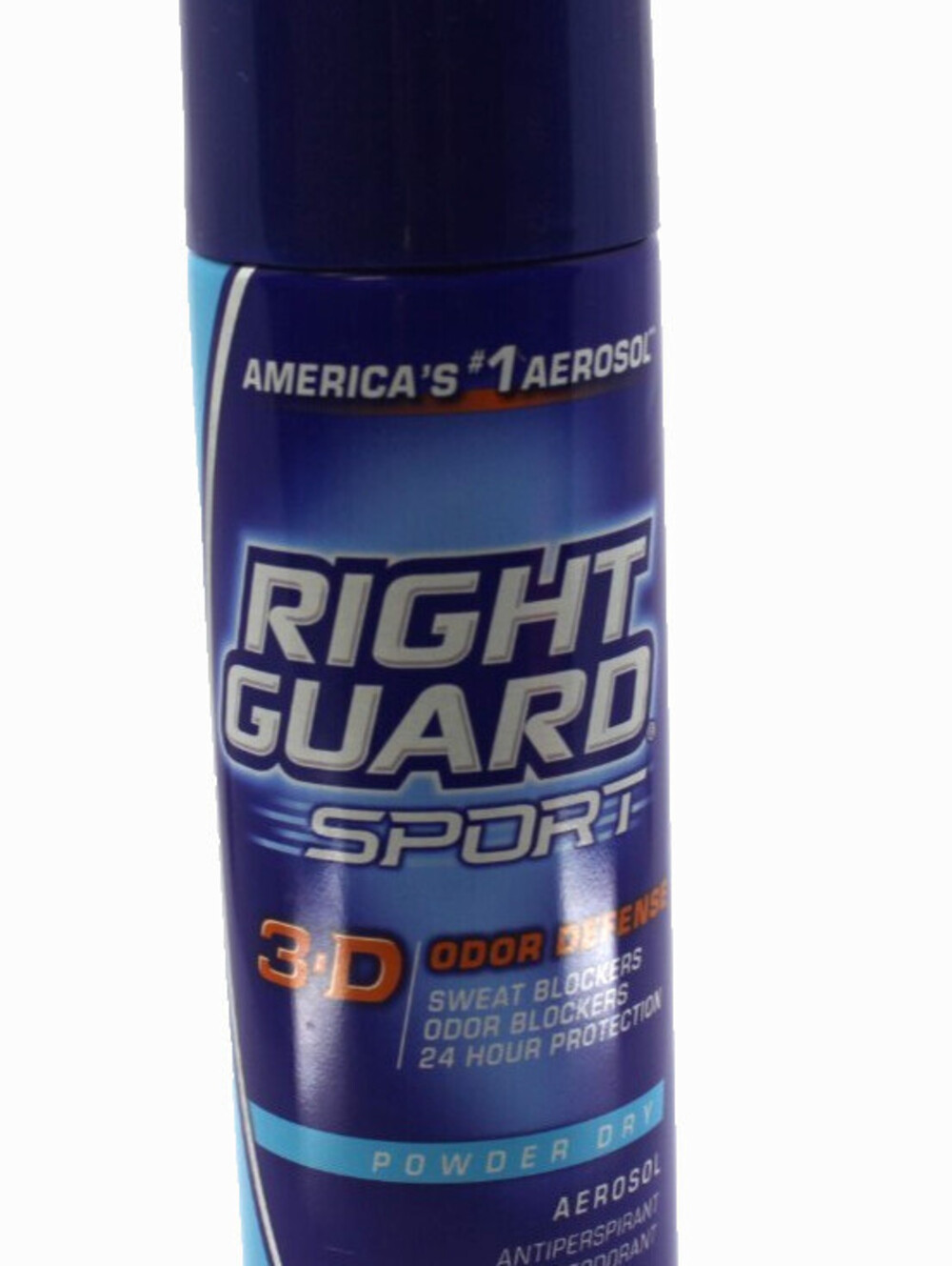 Right Guard Sport 3D Odor Defense Powder Dry Aerosol Antiperspirant Deodorant